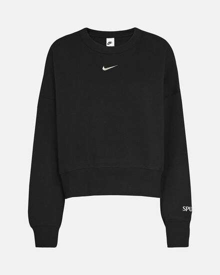 Spurs Nike Womens Black Club Oversized Phoenix Sweatshirt Crew