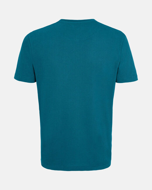 Spurs Mens Textured Knit Pocket Green T-Shirt