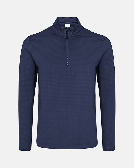 Spurs Nike Mens Navy Half Zip Golf Top