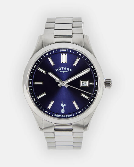 Spurs X Rotary Mens Blue Dial Stainless Steel Quartz Bracelet Watch