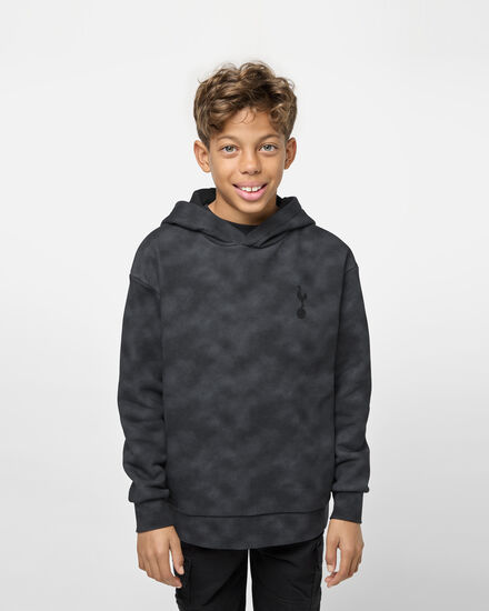 Spurs Kids Grey Digital Print Hoodie