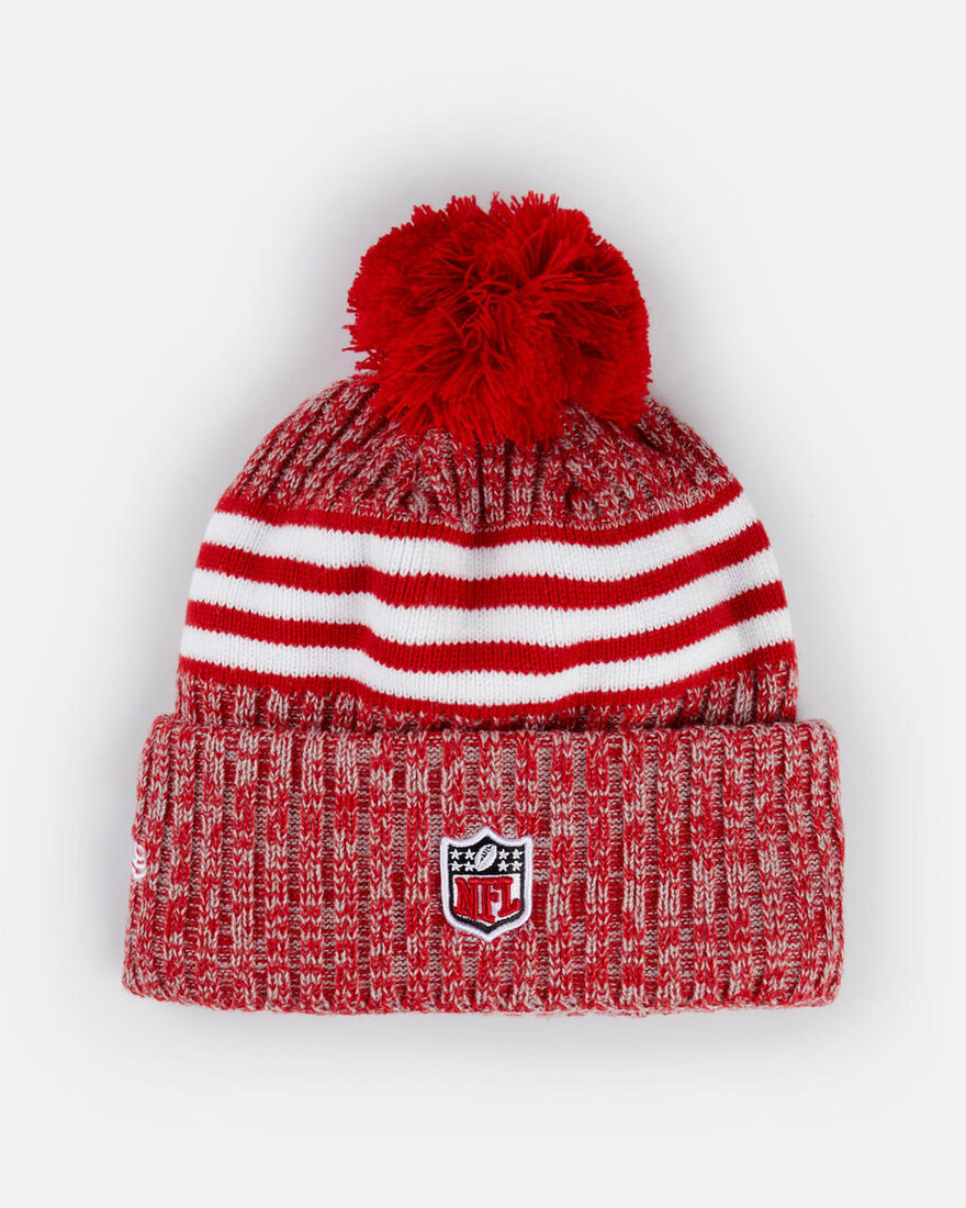 Spurs New Era NFL San Francisco 49ers Bobble Knit Beanie