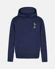 Spurs Mens Snood Neck Navy Hoodie