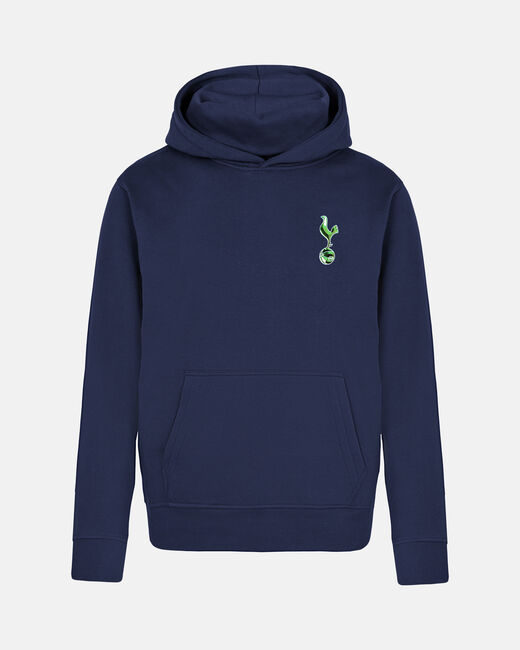 Spurs Mens Snood Neck Navy Hoodie