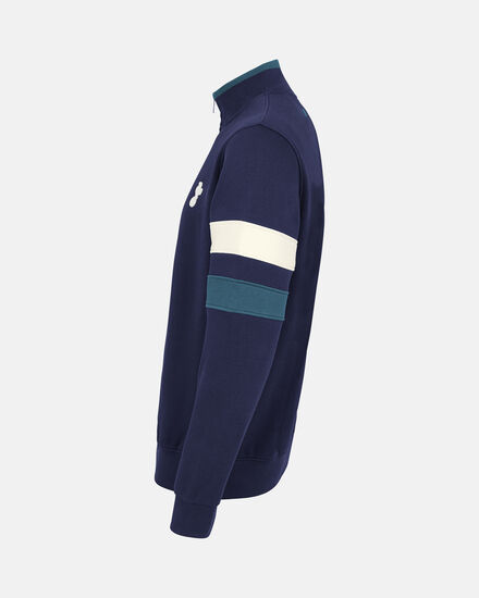 Spurs Mens 1/4 Zip Navy Sweatshirt