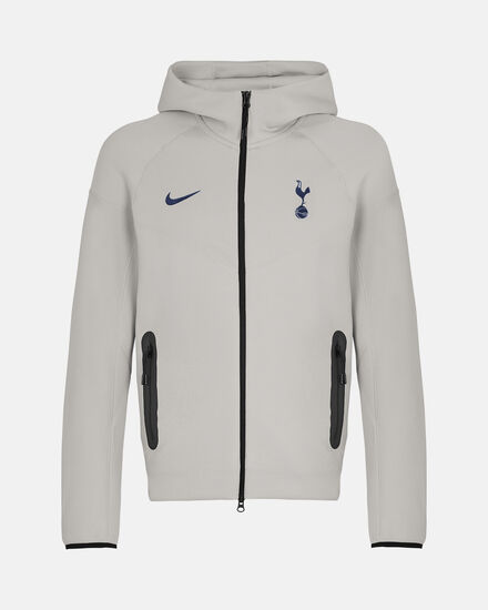 Spurs Nike Mens Grey Tech Fleece Hoodie 2025/26