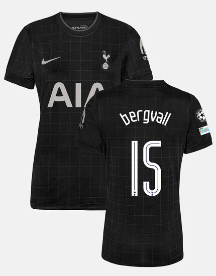 Lucas Bergvall Womens Stadium Club Tottenham Hotspur Away Shirt 2025/26
