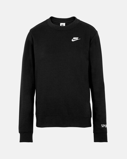 Spurs Nike Womens Black Club Sweatshirt Crew