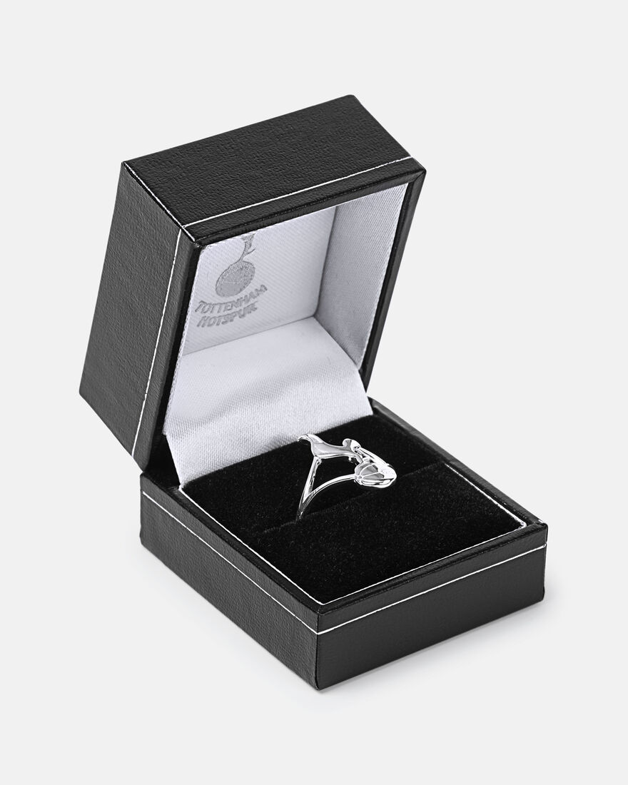 Spurs Adult Sterling Silver Crest Ring