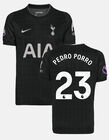 Pedro Porro Mens Stadium Premier League Tottenham Hotspur Away Shirt 2025/26