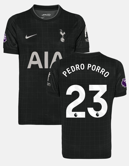 Pedro Porro Mens Stadium Premier League Tottenham Hotspur Away Shirt 2025/26