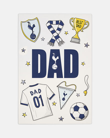 Spurs Dad Greetings Card