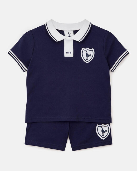 Spurs Retro Baby Retro Crest Short and T-Shirt Set
