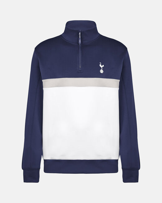 Spurs Mens Colour Block Zip Up Sweatshirt