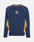 Spurs Heritage Crest Navy Raglan Sweatshirt