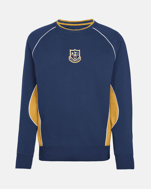 Spurs Heritage Crest Navy Raglan Sweatshirt