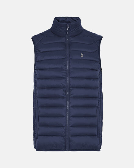 Spurs Mens Padded Navy Gilet