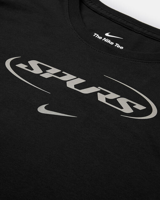 Spurs Nike Womens Black  'Spurs' T-Shirt 2025/26