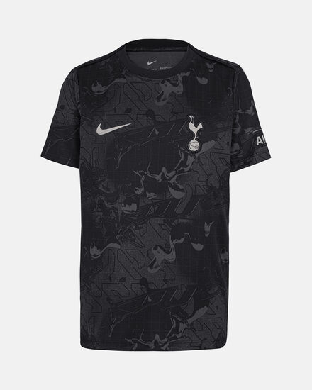 Spurs Nike Youth Size XSmall - Large Black Warm Up T-Shirt 2025/26