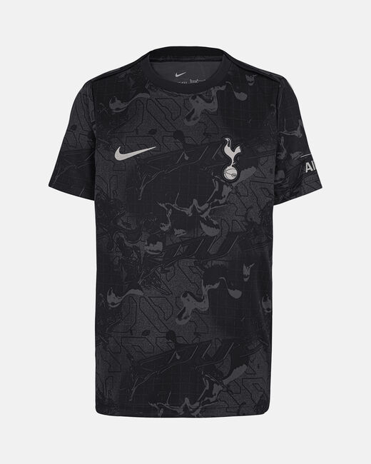 Spurs Nike Youth Size XSmall - Large Black Warm Up T-Shirt 2025/26