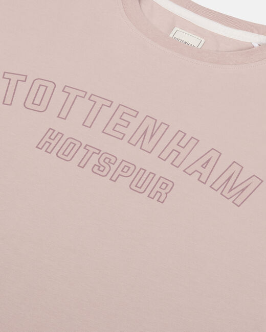 Spurs Womens Pink 'Tottenham Hotspur' Flat Print T-Shirt