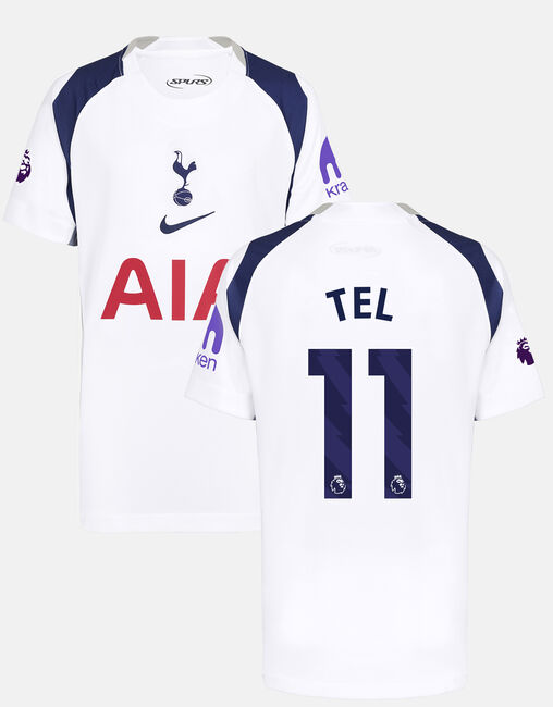 Mathys Tel Youth Stadium Premier League Tottenham Hotspur Home Shirt 2025/26