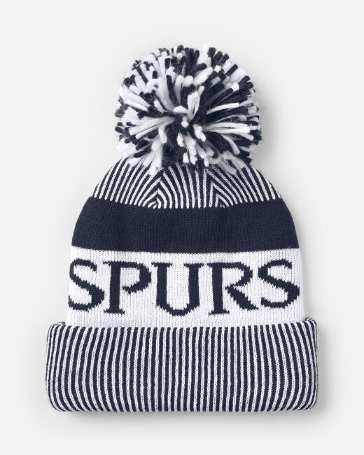 Spurs Kids Sports Navy And White Beanie