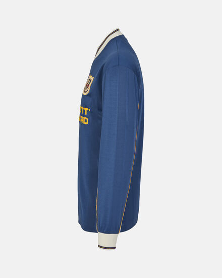 Spurs Retro 1997 Pony Away Long Sleeve Blue Shirt