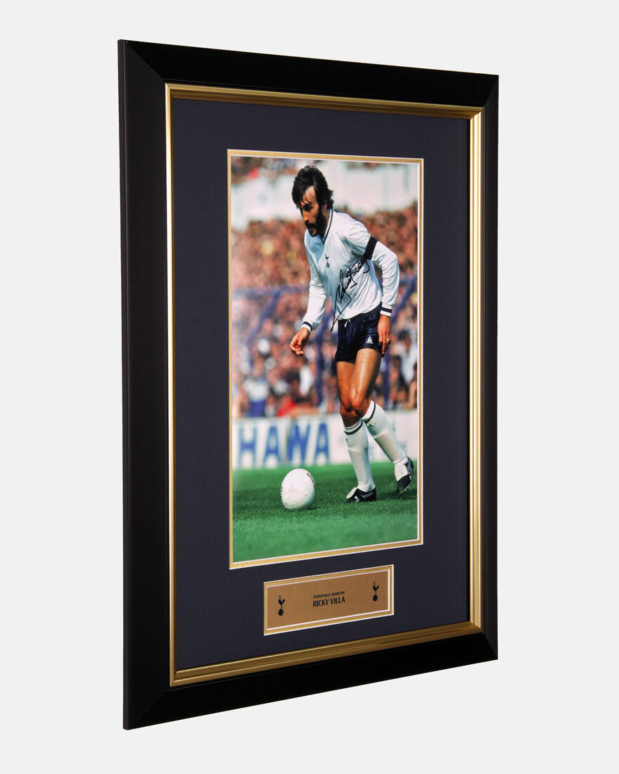 Spurs Signed Ricky Villa Tottenham Hotspur Framed Photo