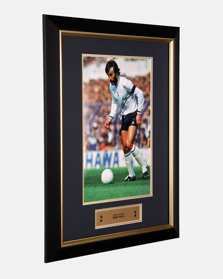 Spurs Signed Ricky Villa Tottenham Hotspur Framed Photo