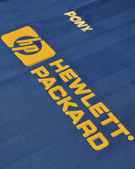 Spurs Retro 1997 Pony Away Long Sleeve Blue Shirt