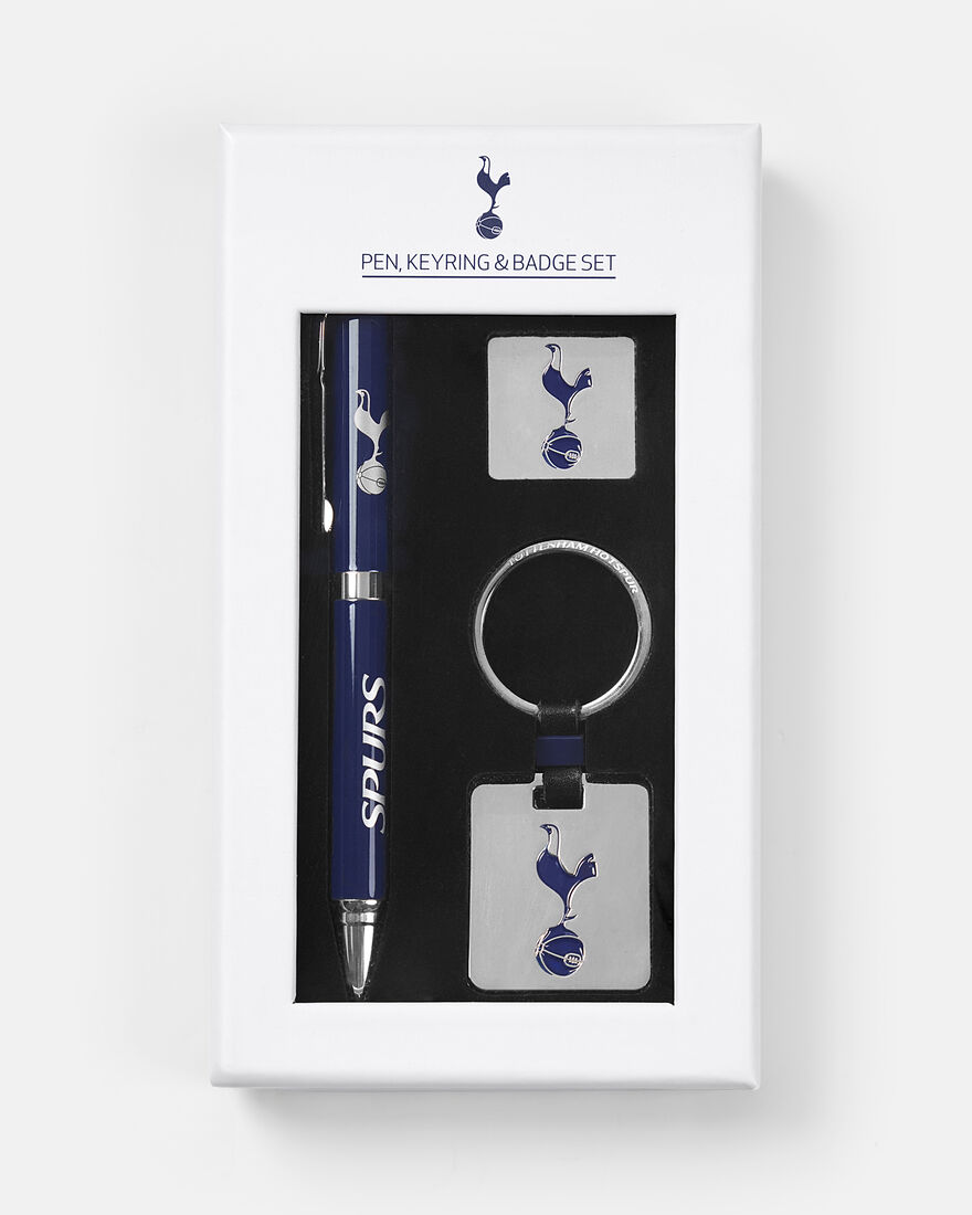 Spurs Pen Enamel Keyring & Bag Set
