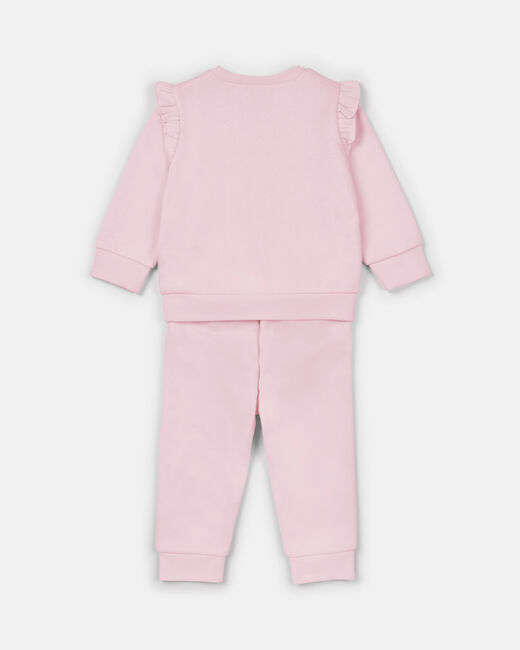 Spurs Baby Cockerel Print Glitter Pink Set