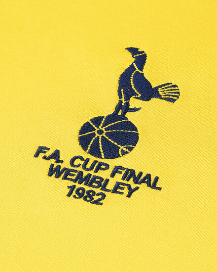 Spurs Retro 1982 FA Cup Final Yellow Shirt