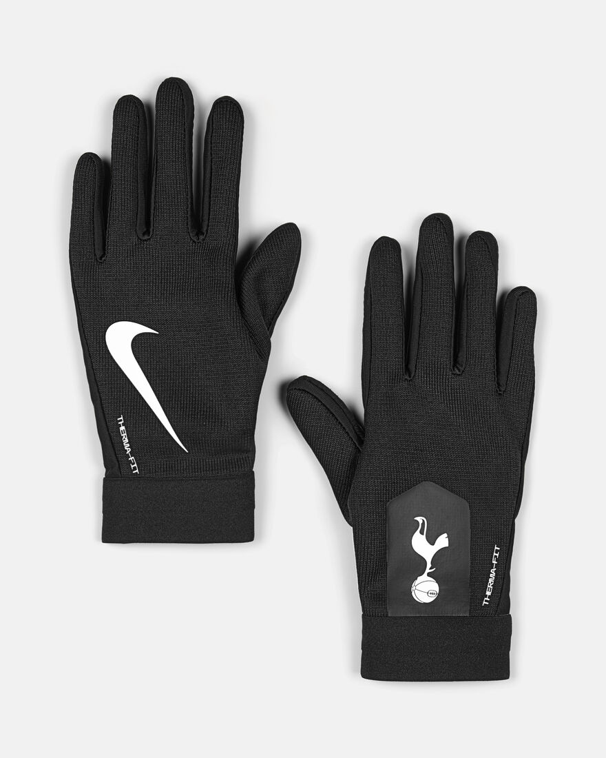 Spurs Nike Youth Therma-Fit Black Gloves
