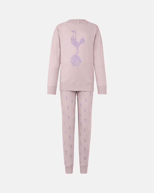 Spurs Kids Cockerel Print Pink Pyjama Set