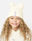 Spurs Kids Cream Pom Beanie