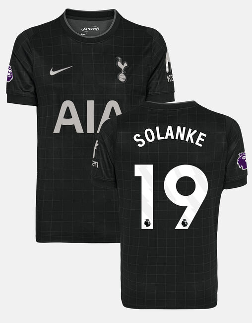 Dominic Solanke Mens Stadium Premier League Tottenham Hotspur Away Shirt 2025/26