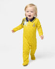 Spurs Retro Baby Retro Crest Yellow Sleepsuit