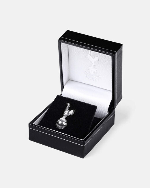 Spurs Silver Plated Cockerel Pin Badge