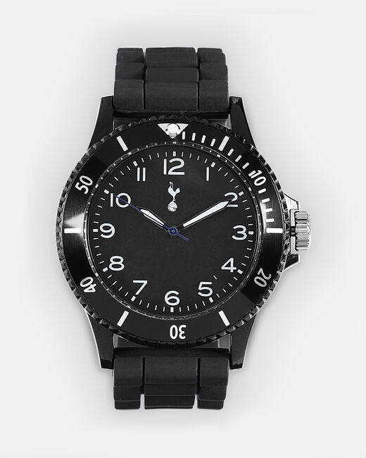 Spurs Mens Black Sports Watch