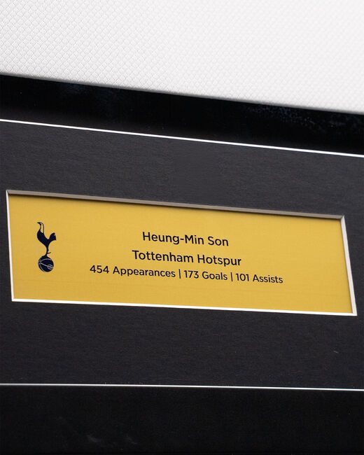 Heung-Min Son Signed Framed Home Shirt 2025/26 Classic