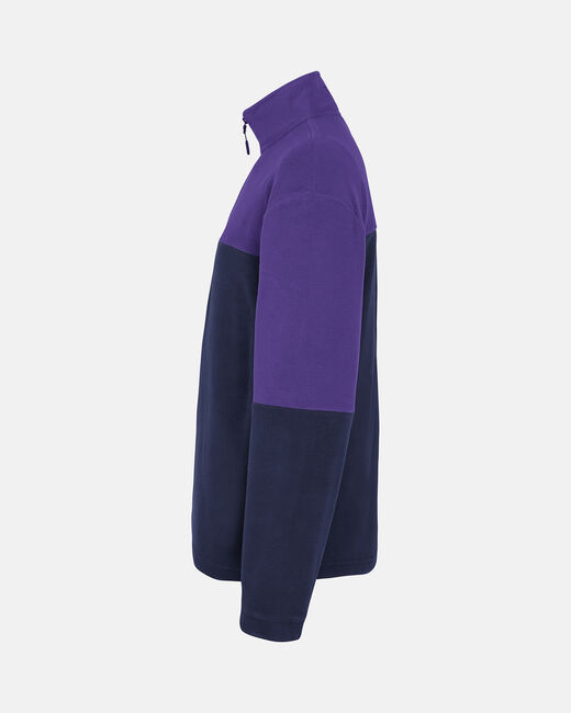 Spurs Heritage Navy 1/4 Zip Fleece Sweatshirt