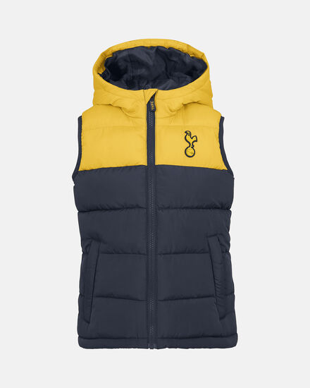 Spurs Kids Colour Block Yellow Gilet