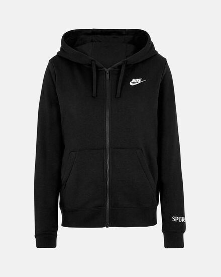 Spurs Nike Womens Black Club Full Zip Hoodie