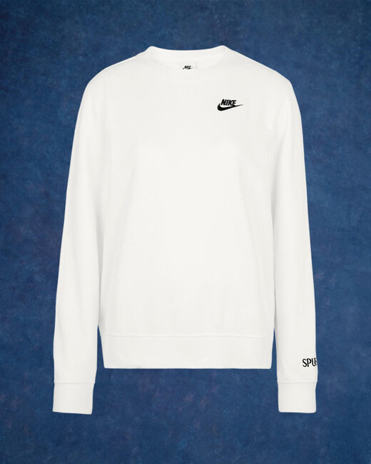Spurs Nike Womens White Club Sweatshirt Crew