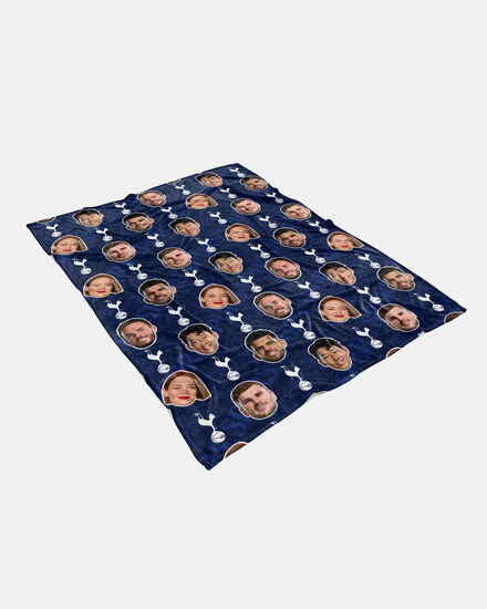 Spurs Player Personalised Blanket