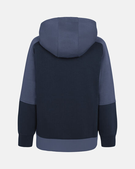 Spurs Kids Navy Colour Block Overhead Hoodie