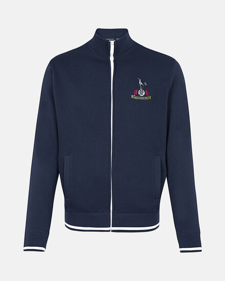 Spurs Mens Retro Crest Navy Jacket