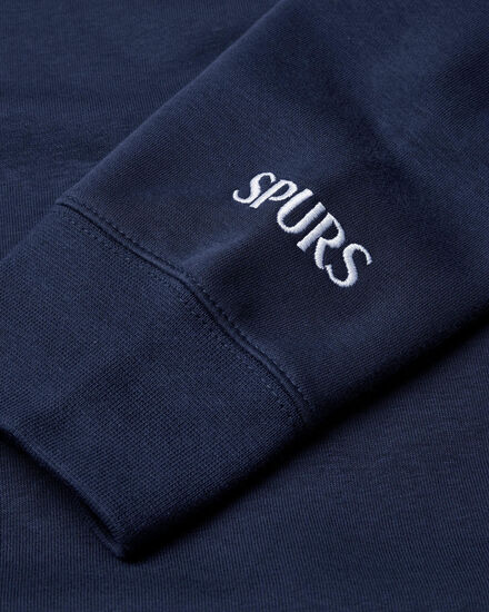 Spurs Nike Mens Navy Club Zip Hoodie